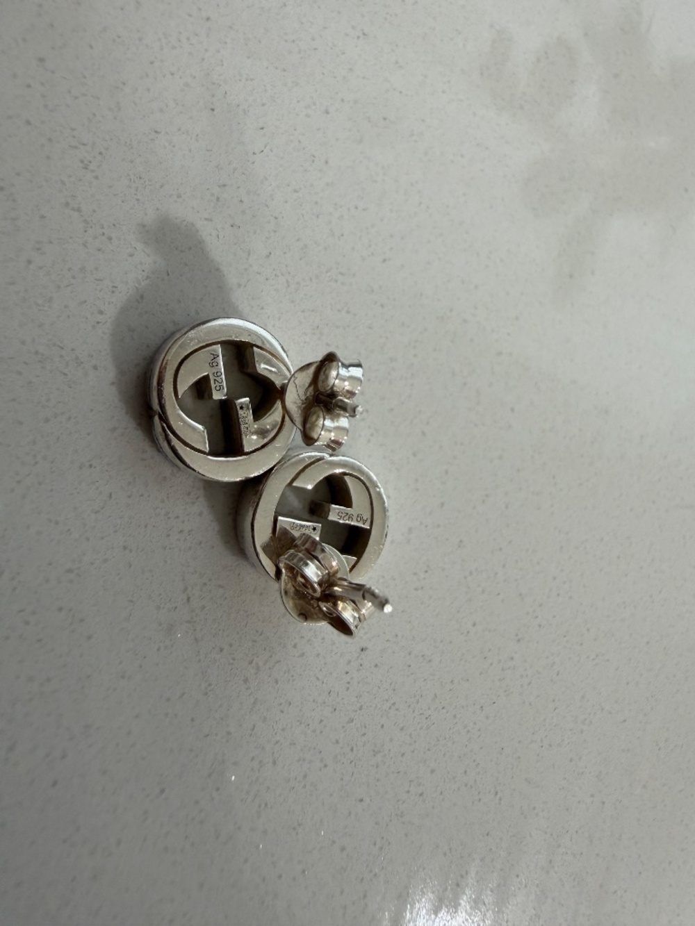 Gucci stud earrings sterling silver - Picture 2 of 7